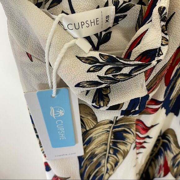 Cupshe Floral Halter Dress Sz XS - Picture 6 of 7